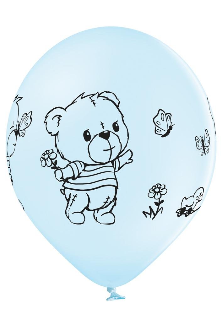 Cute Baby Boy Ballon - Latex bedruckt