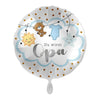 Tu vas être papy ballon (rempli d'hélium) 