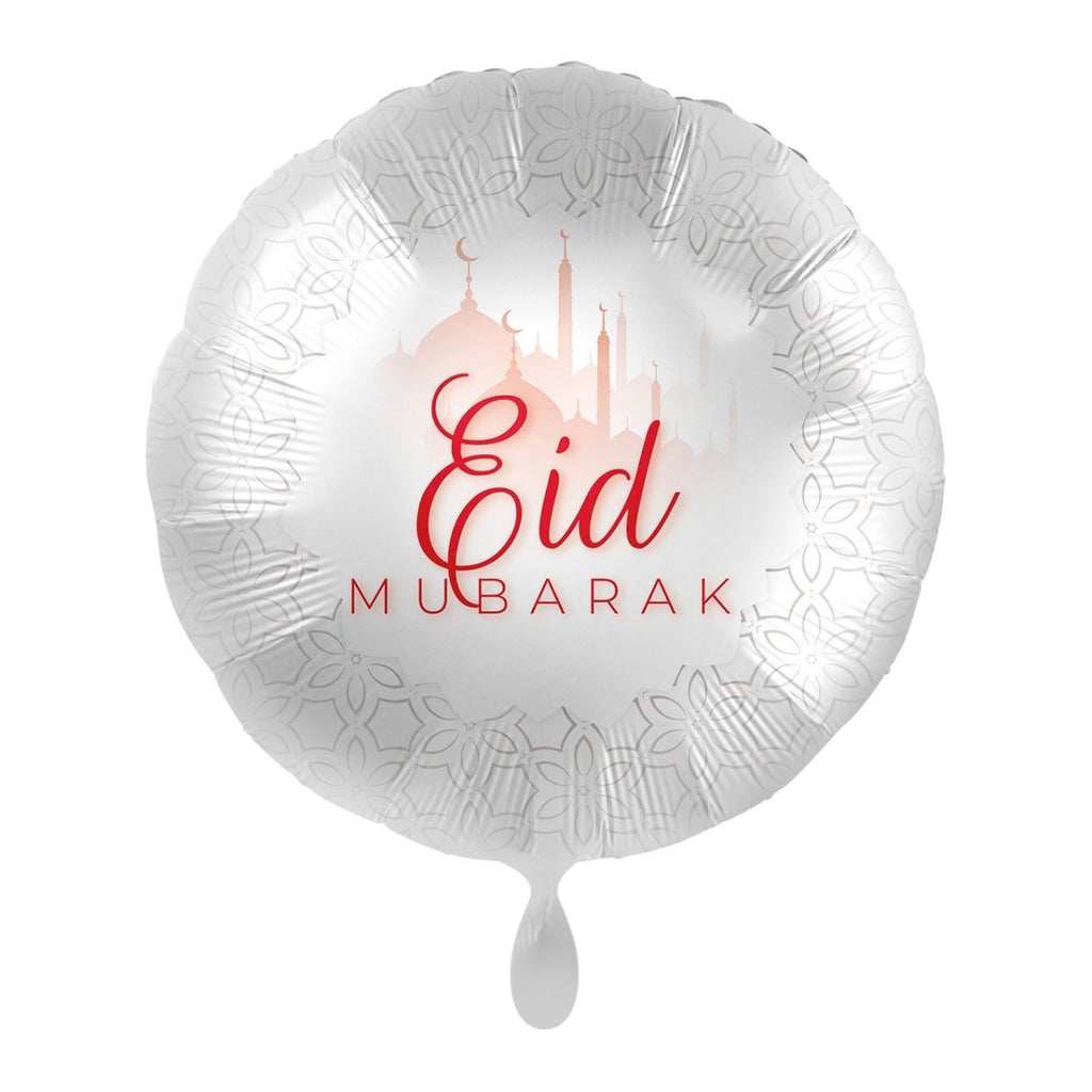 Eid Mubarak Ballon (mit Helium gefüllt) - Runder Ballon helium