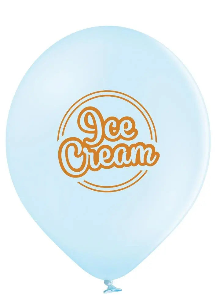 Eis Creme Ballon - Latex bedruckt