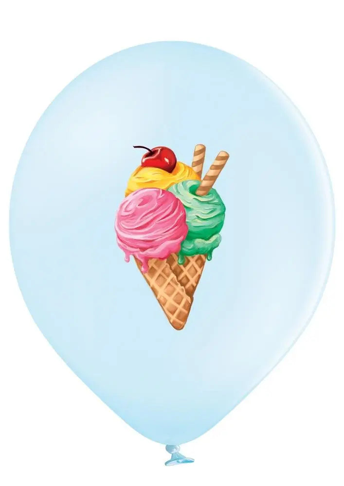 Eis Creme Ballon - Latex bedruckt