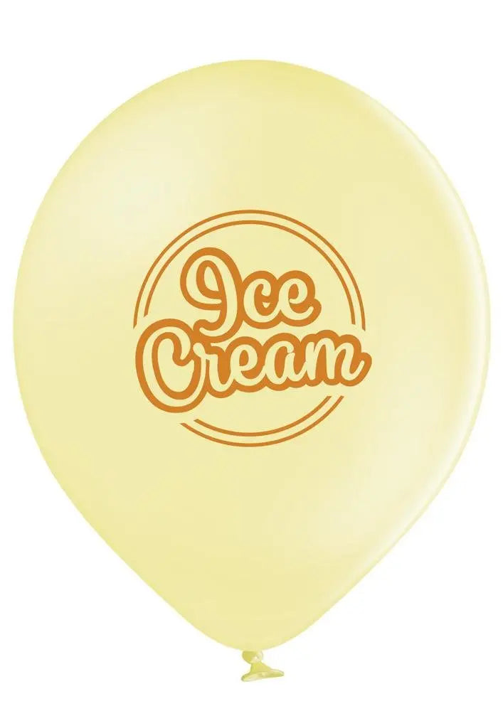 Eis Creme Ballon - Latex bedruckt