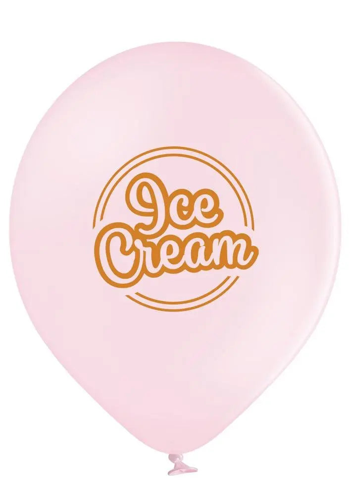 Eis Creme Ballon - Latex bedruckt