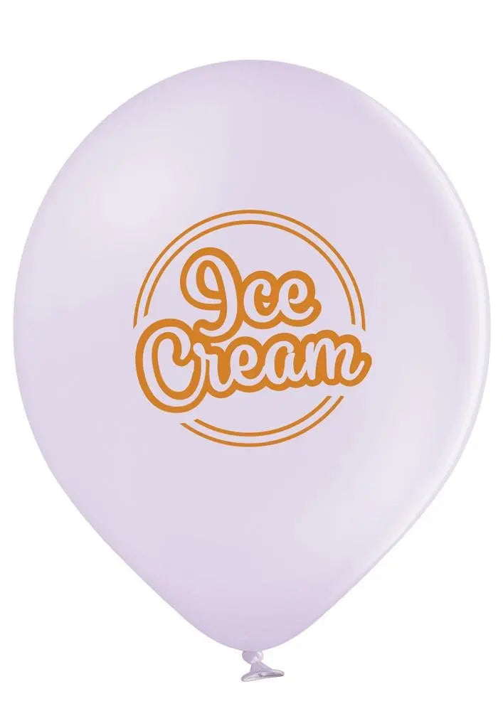 Eis Creme Ballon - Latex bedruckt