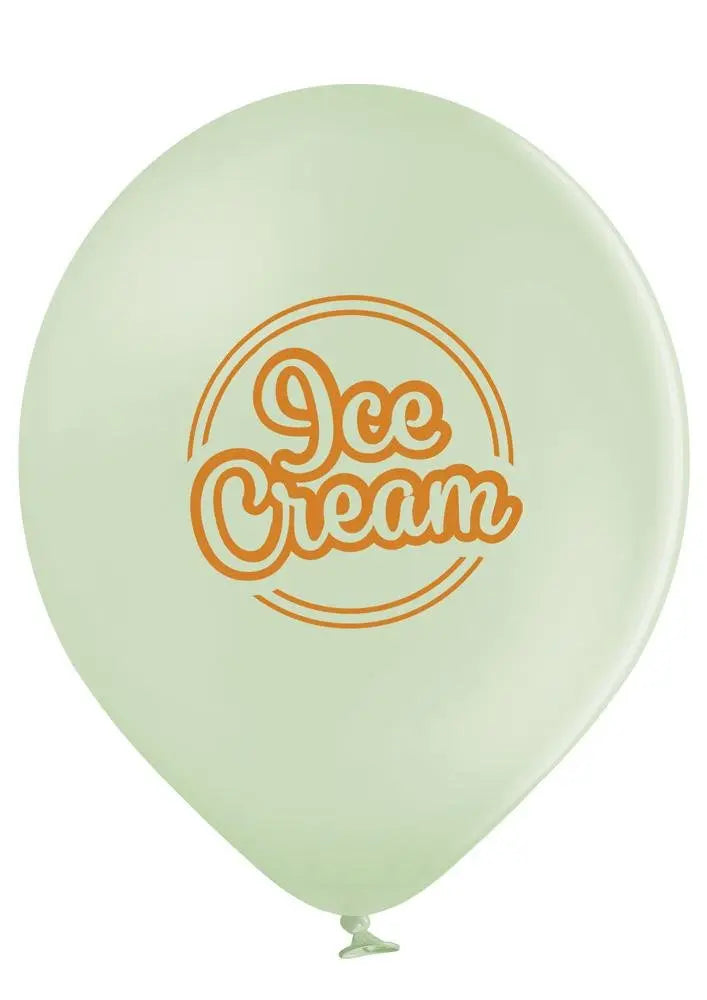 Eis Creme Ballon - Latex bedruckt