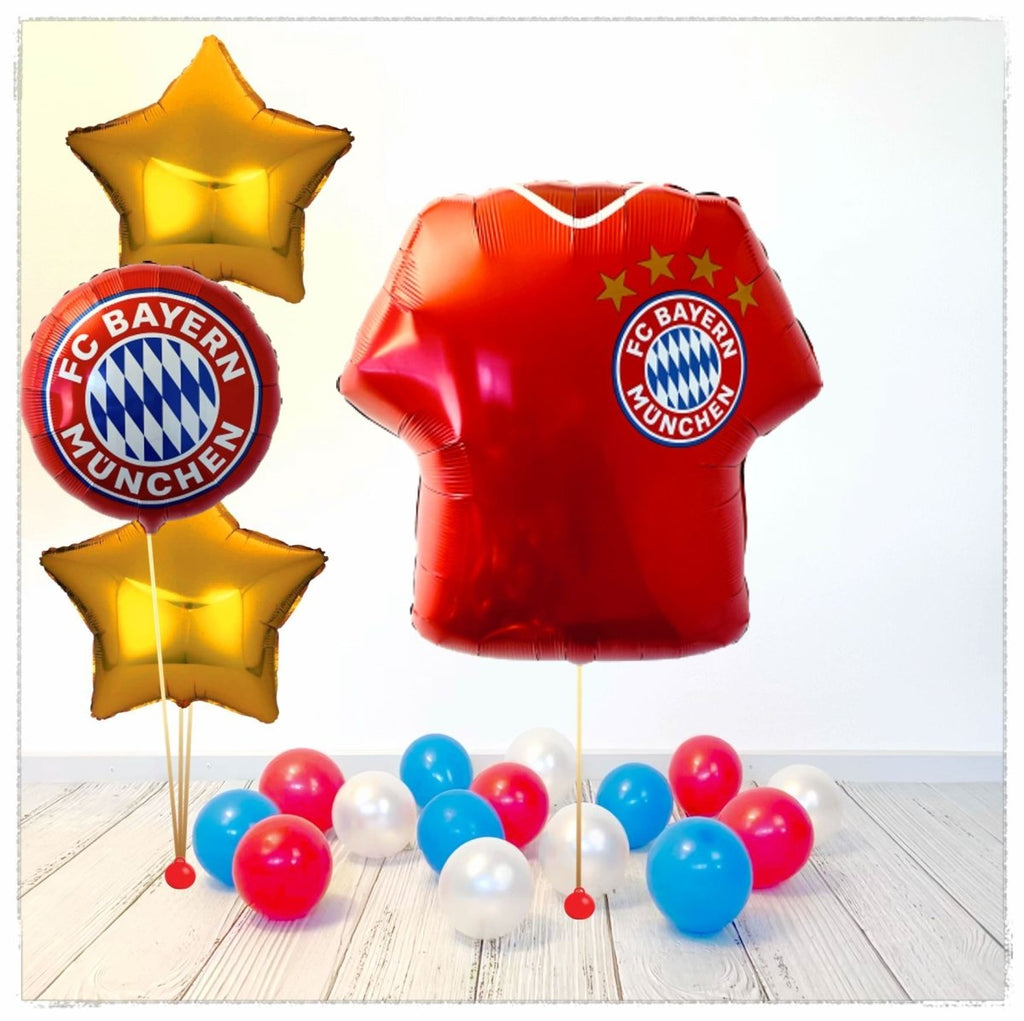 FC Bayern München Ballon Bouquet (mit Helium gefüllt) - Liscenced Bouquet