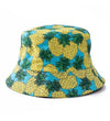 Chapeau de pêcheur - bob - bleu ananas