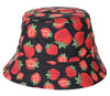 Chapeau de pêcheur - Chapeau de seau - Fraises