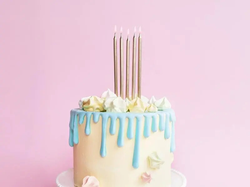 Geburtstagskerzen gold - Kerzen