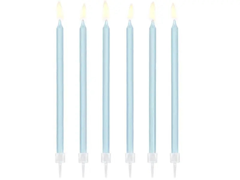 Geburtstagskerzen hellblau - Kerzen