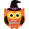 Ballon chouette Halloween (rempli d'hélium) 