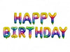 Happy Birthday XL Balloon Banner Rainbow 