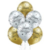 Ballon brillant de bonne année 