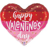 Ballon coeur Happy Valentines Day (rempli d'hélium) 