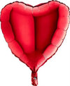 ballon coeur rouge (rempli d'hélium) 