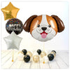 Dog Happy Birthday Balloon Bouquet (Filled with Helium) 