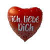 Je t'aime ballon coeur (rempli d'hélium) 