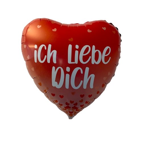 Ich liebe dich Herz Ballon (mit Helium gefüllt) - Herz Ballon helium