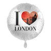 J'aime le ballon coeur de Londres (rempli d'hélium) 