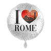 J'aime le ballon coeur de Rome (rempli d'hélium) 