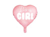 C'est un ballon rose fille (rempli d'hélium) 