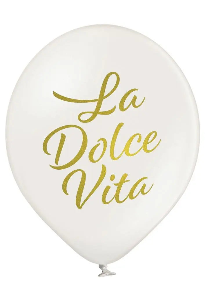 La Dolce Vita Ballon - Latex bedruckt