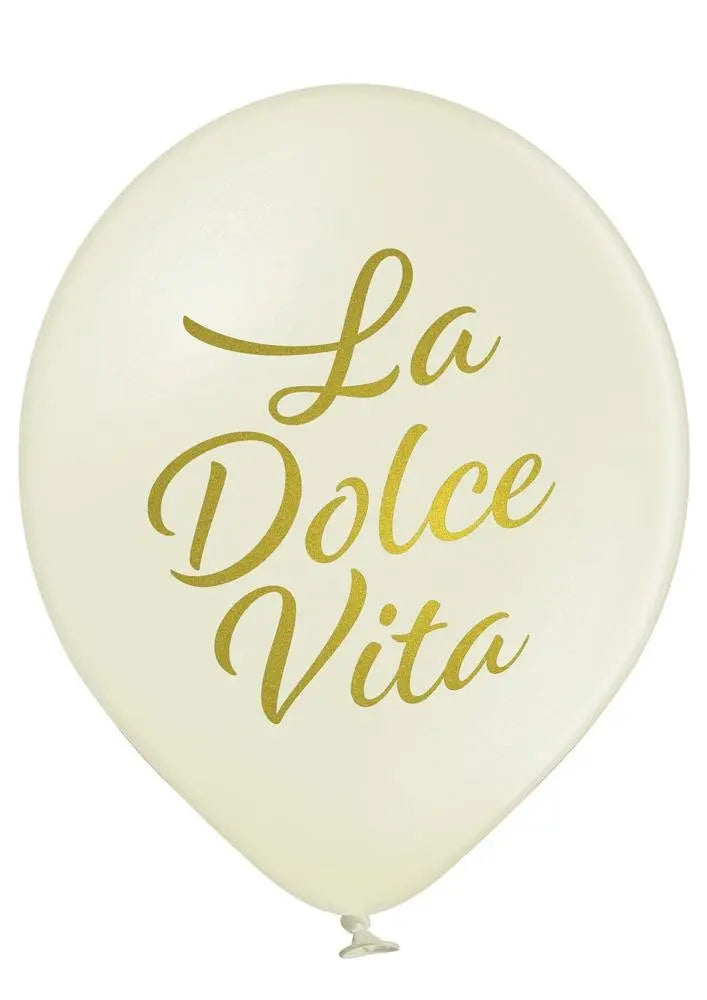 La Dolce Vita Ballon - Latex bedruckt