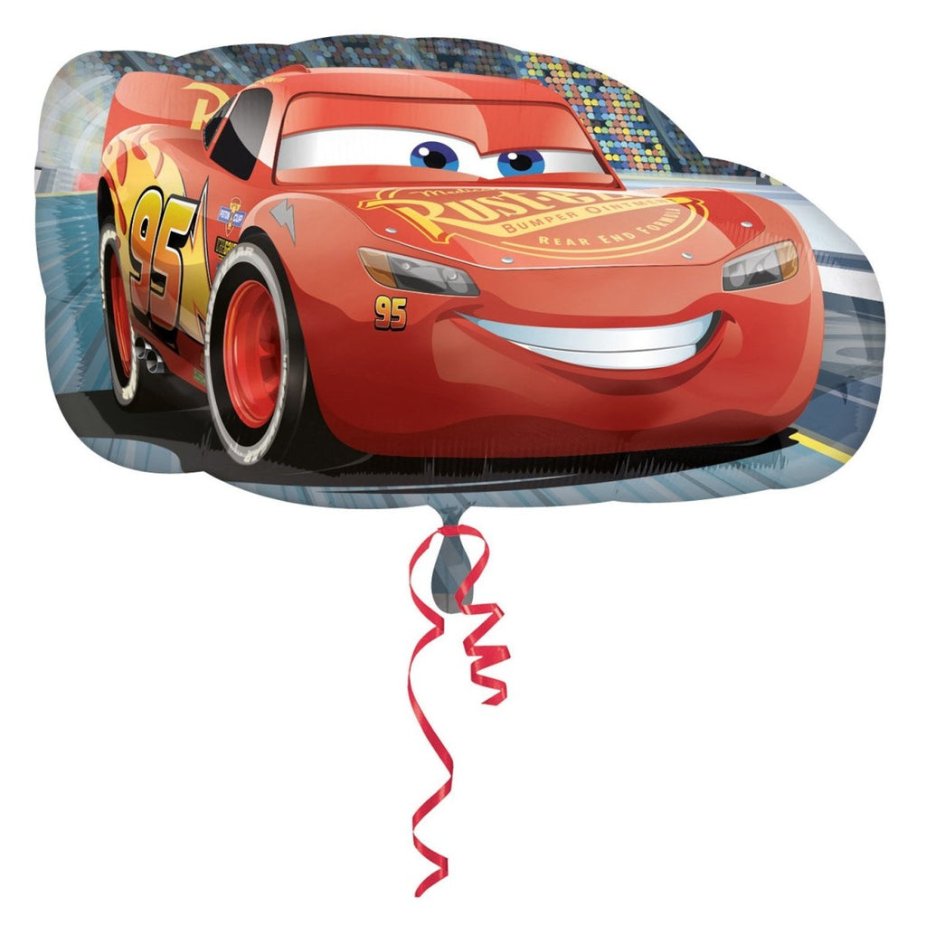 Lightning McQueen Cars XL Ballon (mit Helium gefüllt) - Supershape helium