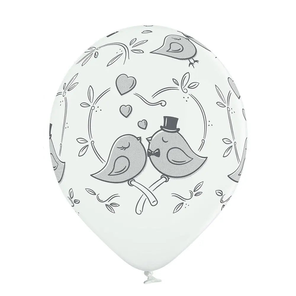 Love Birds Ballon - Latex bedruckt