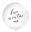 L'amour est dans l'air - ballon noir XXL 