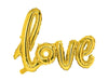 love XL ballon bannière or 