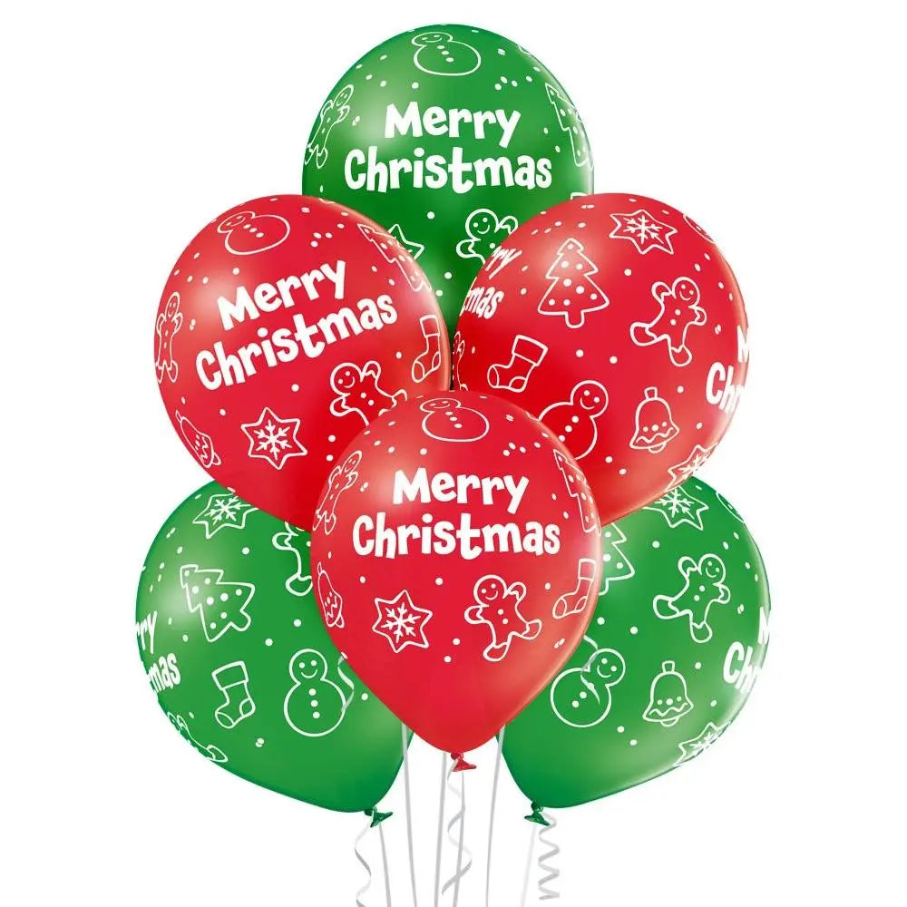 Merry Christmas Ballon - Latex bedruckt