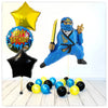 Bouquet de ballons joyeux anniversaire Ninja (Ninjago) (rempli d'hélium) 