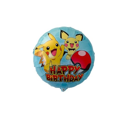 Pikachu Happy Birthday - Pokemon Ballon (mit Helium gefüllt) - LIscenced klein