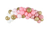 Ensemble de guirlande d'arc de ballon rose 
