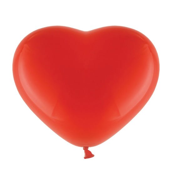 rote Herz Ballone (25 Stück) - Latex bedruckt