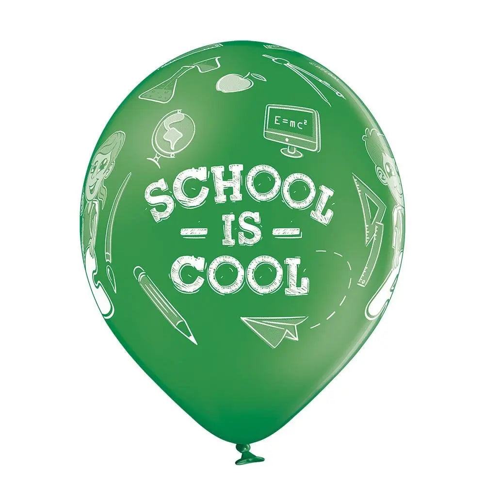 School is cool Ballon - Latex bedruckt