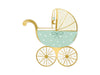 Serviettes landau tiffany bleu 
