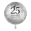 Ballon de noces d'argent 25 ans (rempli d'hélium) 