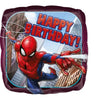 Ballon Happy Birthday Spider Man (rempli d'hélium) 
