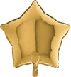 ballon étoile d'or (rempli d'hélium) 