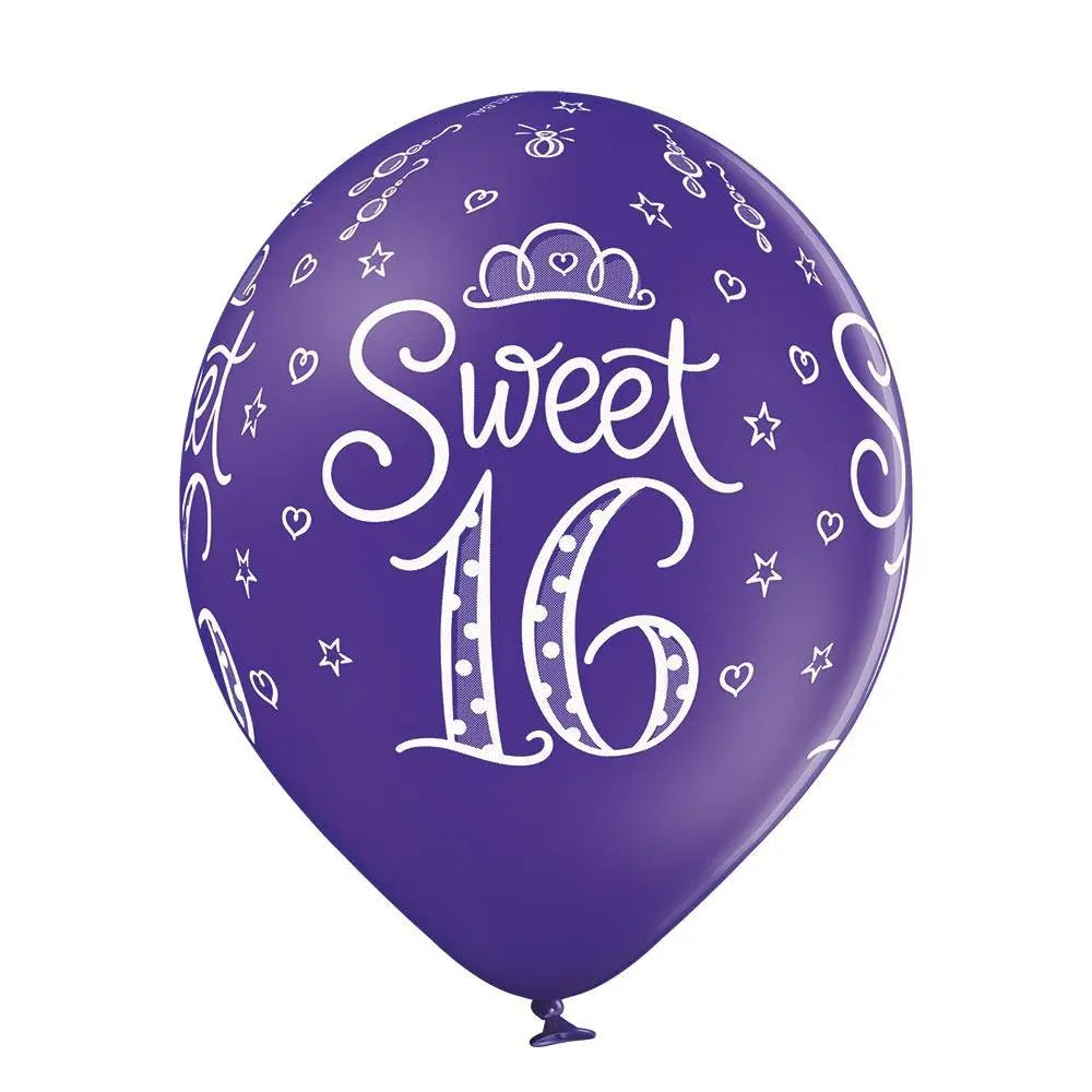 Sweet 16 Ballon - Latex bedruckt