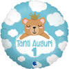 Tanti Auguri 1 bleu (rempli d'hélium) 