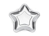 Assiette étoile argent