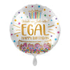 Ballon EGAL d'un an de plus (rempli d'hélium) 