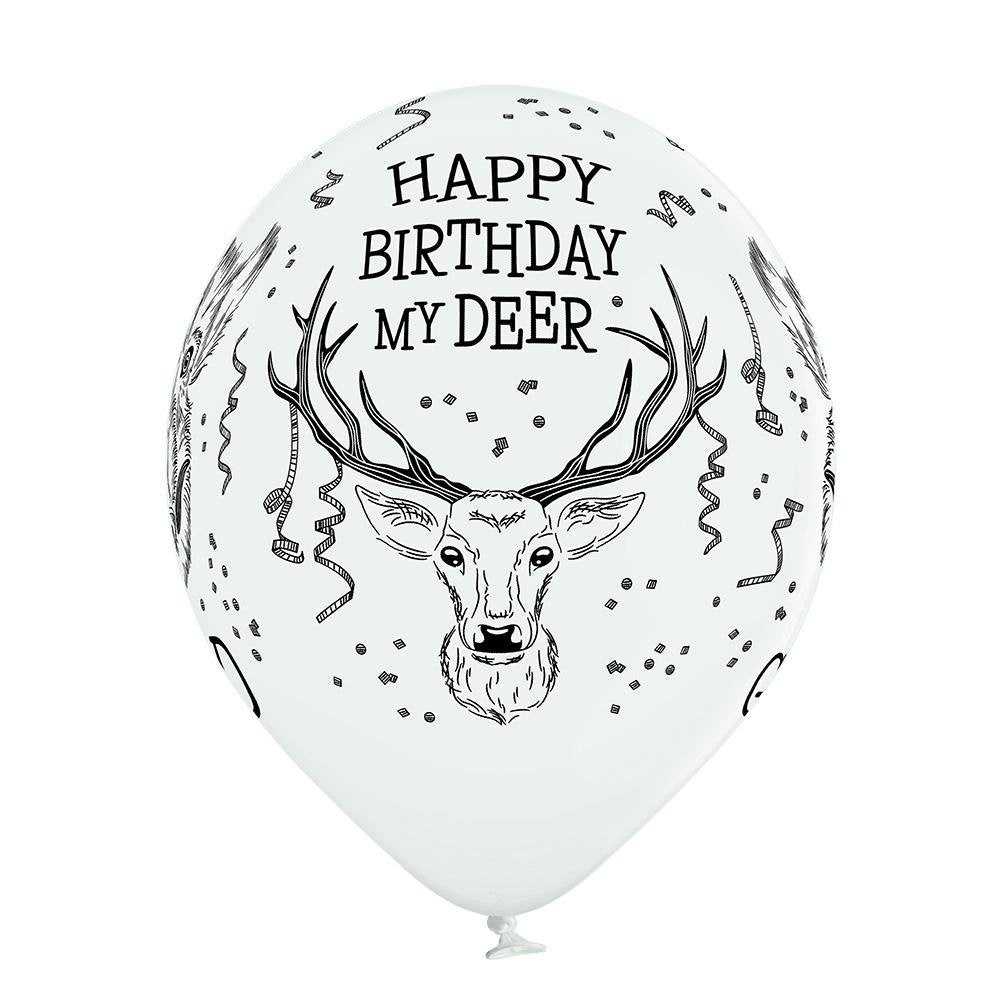 Wild Birthday Ballon - Latex bedruckt