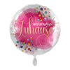 Ballon confettis Welcome Home (rempli d'hélium) 