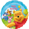 Ballon d'anniversaire Winnie l'ourson (rempli d'hélium) 