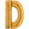 Ballon lettre XL argent A (avec hélium) 