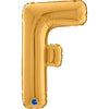 Ballon lettre XL argent A (avec hélium) 